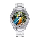 NTVOWPZO Three-Hand Analog Stainless Steel Watches for Men Easy Reader