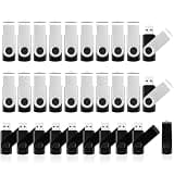 8GB Thumb Drives 20 Pack and 16GB Flash Drive 10 Pack, Bulk USB Flash Drives Memory Stick Jump Drive with LED Indicator, Swivel Photo Memoria USB Stick Zip Drive Pendrive Data Storage and Backup