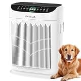 Air Purifiers for Home Large Room Up to 3000 Ft² with Washable Filters,AKEELIA HEPA Double-Sided Air Purifier with PM2.5 Air Quality Sensor, Aroma,15dB Sleep Mode, Air Cleaner for Pets Bedroom,White