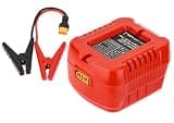 Choerinton Car Jumper Starters Adapter for Milwaukee M18 18V Battery, Automotive Battery Booster with 13.5V Jumper Cable Clamps, Emergency Car Jumper Starter(Battery Not Included)