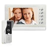 ONMYJFD Wired Video Intercom System Door Phone Doorbell Kits for Houses Apartment Home Entry Support Unlock