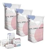 No Pump Vacuum Storage Bags, 3D Compression Bags for Storage Clothes Blankets Bedding Travel Organization (XL*3)