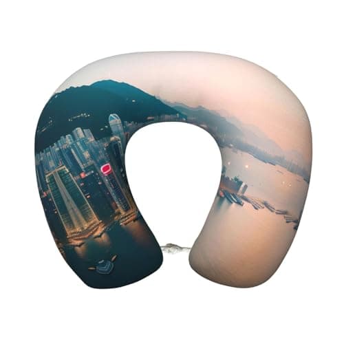 Hong Kong Memory Foam Travel Pillow â€“ U-Shaped Neck Support â€“ Perfect for Watching Movies, Working, Driving, and Relaxing