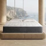12 Inch King Hybrid Mattress, Medium Firm Mattress with Gel Memory Foam and Individually Wrapped Coils, Breathable Support, Quiet Sleep, King Mattress in a Box