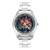 NTVOWPZO Three-Hand Analog Stainless Steel Watches for Men Easy Reader