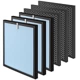 3 Pack HSP001 Filter Replacement Compatible with HATHASPACE Air Purifiers, With 4-Stages Filtration With H13 HEPA and Activated Carbon Pre-Filter