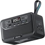 2026 Portable Power Station 89.6Wh LiFePO4 Battery, Solar Power Bank with AC Outlet 100W/110V, USB-C PD Two-Way Fast Charging Small Generator for Laptop, Camping, Home Backup, Office, TSA Approved