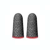 Gaming Finger Sleeves, Polyester Touchscreen Covers for Mobile Phones and Tablets (1 Pair)