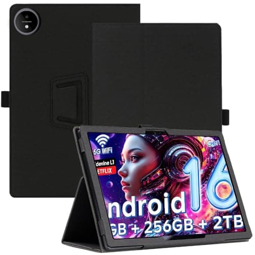 AKNICI Case for Rebecco M70 Tablet 11 Inch, Premium PU Leather Folio Folding Stand Protective Tablet Cover with Hand Strap Magnet for Rebecco M70