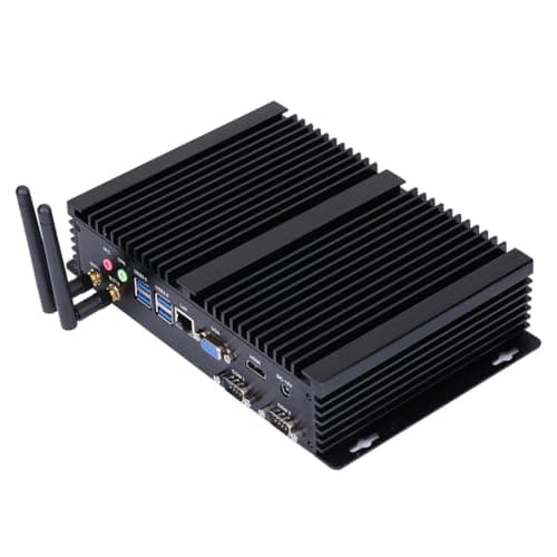 ANDAQI Fanless Industrial Computer, IPC, Mini PC, I5 1135G7, IM03, VGA, HDMI, LAN, 2 x COM, 3 x USB2.0, 4 x USB3.0, Support WOL, 8G RAM, 512G SSD