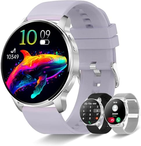 Betatree Women's Smartwatch – Multiple Sports Modes, Bluetooth Calling – Purple