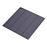 SIXRUN 6V 3W Monocrystalline Solar Panel Module, 500MA DC Output for Charging 3.7-6V Battery Lamp with DC5521 Connector