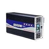 Pure Sine Wave Inverter 12V 220V 24V 48V to AC 6000W 8000W Portable Power Converter(8000w,24V-220V(50HZ))