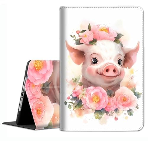 Case for Galaxy Tab A7 10.4 Inch 2022/2020 (SM-T509 T500 T503 T505 T507) - Slim Fit Standing Cover with Auto Sleep/Wake for Samsung Galaxy Tab A7 10.4 Inch，Pink Baby Pig