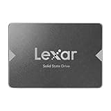 Lexar 256GB NS100 SSD 2.5 Inch SATA III Internal Solid State Drive, Up To 520MB/s Read, Gray (LNS100-256RBNA)