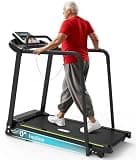 Redliro Treadmill for Seniors with Long Handrails