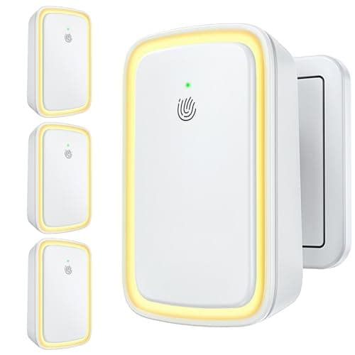 Plug In Air Ionizer 4Pack Negative Ion Air Purifiers Quiet Air Freshener for Home Bedroom Office Basement - Portable Mini Air Cleaner Odor, Smoke, Dust, Pet Smell