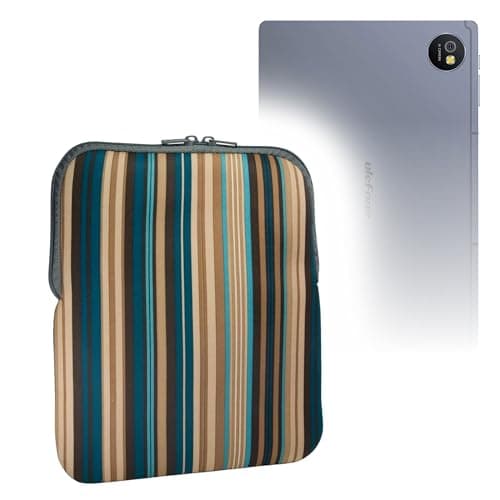 BoxWave Case Compatible with Ulefone Tab A10 - Chic Pouch, Retro 70's Design Neoprene Slip Sleeve - City Lights