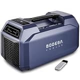 BODEGACOOLER Portable Tent Air Conditioner 6000 BTU, 110V Compressor Camping AC Unit for Tents, 5 Modes Cooling, Remote Control, ≤50dB Portable AC for Camping,Home,RV