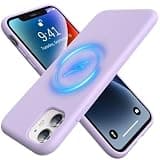 Olialia for iPhone 11 Pro Max Case Silicone, Compatibilty with MagSafe [Soft Microfiber Lining] Shockproof Protective Slim Phone Cover 6.46 Inch, Lightpurple