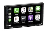 BOSS Audio Systems BVCP9700A Car Stereo - Apple CarPlay, Android Auto, Double Din, 7 Inch Touchscreen, Bluetooth, No CD DVD Player, AM/FM Radio Receiver