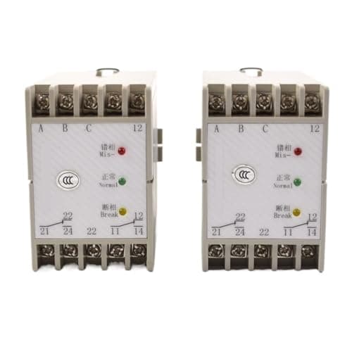 GMOSAOHXU 3 Phase Sequence AC Protective Relay ABJ1-122 ABJ1-12 ABJ1-122X ABJ1-18DY ABJ1-18AH ABJ1-18GH(ABJ1-12)