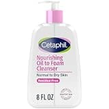 Cetaphil Nourishing Oil to Foam Facial Cleanser, Dry Skin, 8 fl oz
