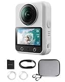 Xtra 360 Camera, 8K Panoramic Video, 1-Inch Sensor Equivalent, 100MP High Resolution, Waterproof Action Camera, 105GB Built-in Storage, Bullet Time, Broad Compatibility, Vlog