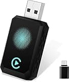CAENEEDER Wireless Carplay Adapter, Convert Wired to Wireless CarPlay, Compatible with CarPlay, Plug and Play, Type-C/USB, Suitable for 800+ Vehicles (Blue)