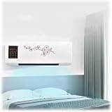 Mini Wall AC Unit, Quiet Portable Heater Cooler Combo with Remote, Smart Temp Control for Bedroom Garage Nursery, Energy Saving 2 in 1 Device