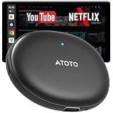 ATOTOSELECT AI CarPlay Box Dual-WiFi Wireless CarPlay&Android Auto Adapter