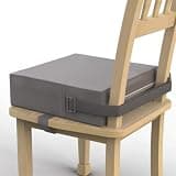 Booster Seat for Chair, Portable Travel Baby Booster Non-Slip Kitchen Chair Booster Seat and Adjustable Straps
