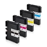 Geemaker Version 4.03 Sublimation Ink Cartridge Replacement for Sawgrass Virtuoso SG500/SG1000 Printers (BK/C/M/Y, 4 Pack), Compatible with Firmware Version 4.03