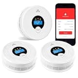 3 Pack Smart Indoor Monitor Combo with Phone Notifications, Home Monitor with App Control, Long-Lasting Battery