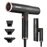Surfit Hair Dryer with Diffuser, 110,000 RPM High-Speed Ionic Hair Dryer for Fast Drying, Lightweight Foldable Travel Blow Dryer for Women, Quiet Professional Hair Dryer, Gift for Women