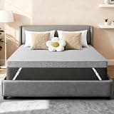 Extra Firm Mattress Topper Full: 4 Inch Thick Ultra Support for Single Sleepers, High Density Foam Cooling Gel for Back Pain, Washable Bamboo Anti-Slip Cover, CertiPUR-US Oeko-Tex Certified 75x54