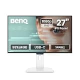 BenQ GW2790TC 27" IPS Computer Montior, 1080P FHD, 144Hz, Height and Tilt Adjustable, Home Office, USB-C, Visual Optimizer, Flicker-Free, Low Blue Light, Ultra Slim Bezel, TUV-Certified, Eye-CareU