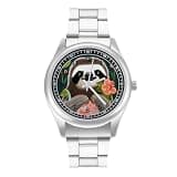 NTVOWPZO Three-Hand Analog Stainless Steel Watches for Men Easy Reader