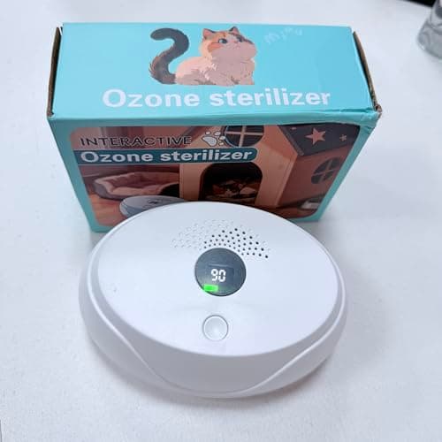 2026 Air Ionizer - Rechargeable Negative Ion Air Purifier - Quiet Operation Portable Air Freshener for Home, Bedroom, Office, and Basement Odor, Smoke, Dust, and Pet Smell - Mini Air Cleaner White