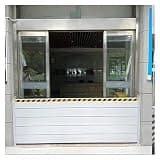 ZJKXJH Modular Aluminum Flood Barrier to Prevent Water Backflow, Detachable Anti-Flood Structure for Underground Garages/Low-Lying Areas, Flood Defender(H 3.3ft/100cm,L 7ft/213cm)