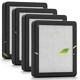 Airthereal Replacement HEPA Filter 4 Pack for Zephyr AZH200 Air Purifier & Dehumidifier Combo, 3-Stage Filtration with Nylon Pre-Filter, True HEPA & Activated Carbon Filter