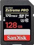 [Older Version] SanDisk 128GB Extreme PRO SDXC UHS-I Card - C10, U3, V30, 4K UHD, SD Card - SDSDXXY-128G-GN4IN