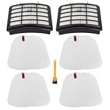 CU510 Filter Replacement for Shark CU510 CU512 CU500 CU520 Navigator Lift-Away XL Upright Vacuum Cleaner, 2 Post-Motor Filters, 4 Foam Felt Filters