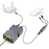 XLTTYWL Starlink Mini Poe Injector & Splitter, 150W GigE Passive & ESD Protection 12v Mimi Starlinks Poe with Mini StarLink DC&RJ45 Adapter Splitter for Star Link Mimi Dishy