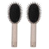 Lurrose 2pcs Hair Brush Money Hider: Hidden Compartment for Money, Jewelry, and Valuables - Portable Secret Storage for Travel, Beach, and Home Security