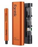 Fanttik F2 Master Mini Cordless Rotary Tool Kit, NeoPulse Motor, 5 Variable Speed, 25000 RPM, Revostor Hub, 35 Accessories, for 3D Printer Sanding, Polishing, Drilling, Carving, DIY Crafts - Orange