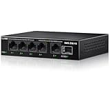 5 Port 2.5Gb Ethernet Switch Unmanaged Network Switch Ethernet Splitter | 5 x 2.5 Gigabit | 1 x 10G SFP+ | Multigig Switch 10-100-1000Mbps | 45G Bandwidth | Fanless Metal Internet Switch