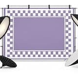 Purple Geometric Backdrop 7x5ft Modern Abstract Art Plaid Gingham Photography Backdrop Fabric Photoshoot Background Tapestry Banner for Birthday Baby Shower Decoration Party Video Photo Studio Props