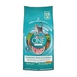 Purina ONE Sensitive Stomach, Sensitive Skin, Natural Dry Cat Food, +Plus Sensitive Skin and Stomach Formula - 3.5 Lb. Bag