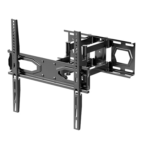SLX TV Wall Bracket Full Motion for 32 to 70 Inch, 78 to 400mm Extension, Max VESA 400 x 400, 40kg Heavy Duty Articulating Flat Screen Wall Mount for LED LCD TVs